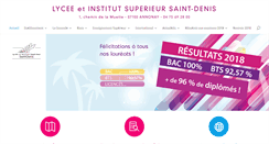 Desktop Screenshot of lyceesaintdenis.com